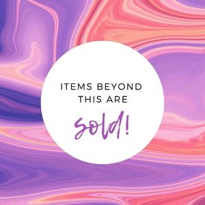 All Items Sold Beyond This Point!